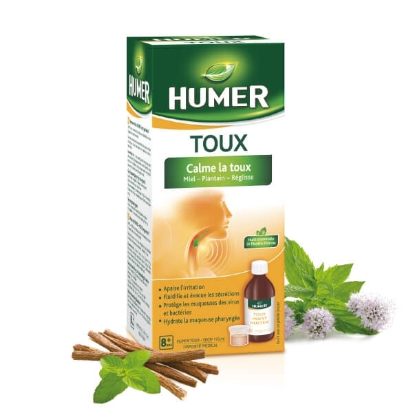 Humer Toux : traite les toux sèches et grasses
